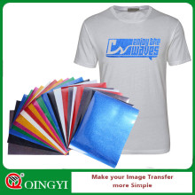 Folhas de vinil de transferência de calor multi-coloridas QingYi